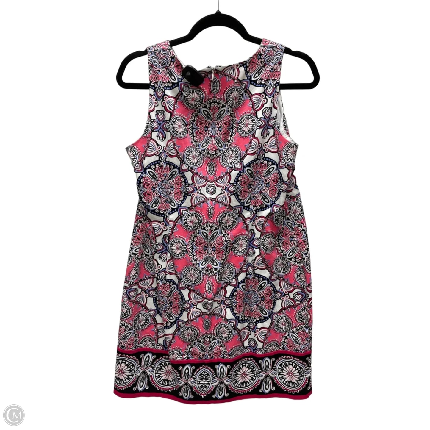 Dress Casual Short By London Times In Geometric Pattern, Size: M