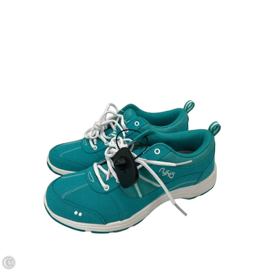Shoes Sneakers By Ryka In Teal, Size: 8.5