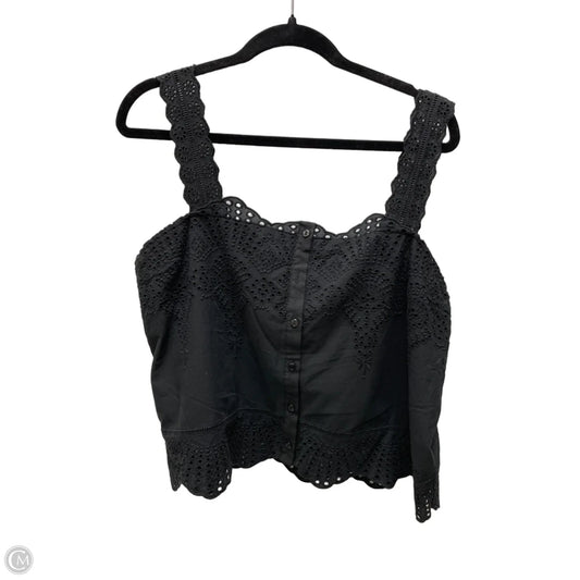 Top Sleeveless By Joie In Black, Size: Xl