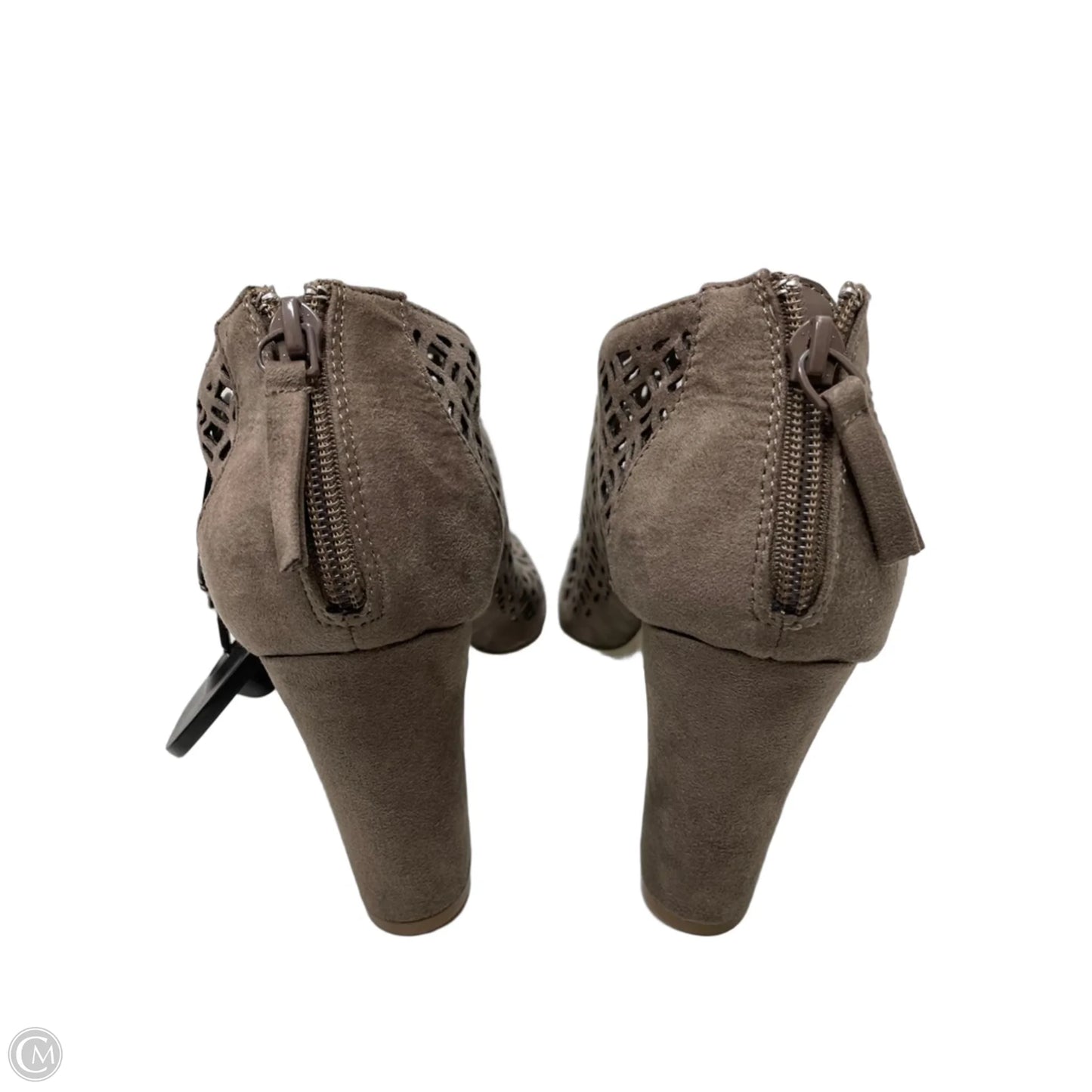 Shoes Heels Block By Madden Girl In Taupe, Size: 9.5