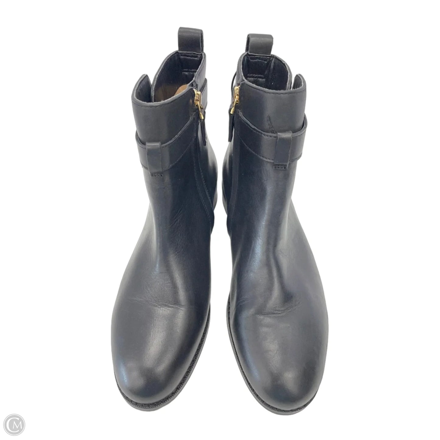 Boots Ankle Flats By Lauren By Ralph Lauren In Black, Size: 7.5