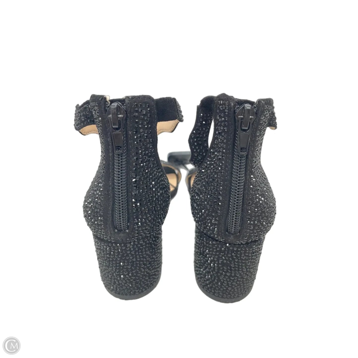 Sandals Heels Block By Inc In Black, Size: 6