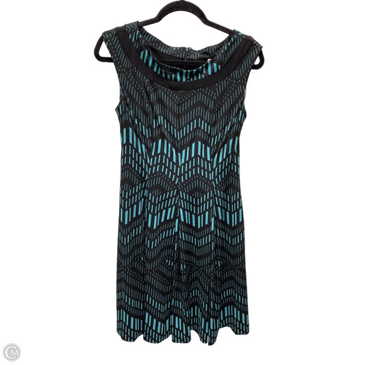 Dress Casual Short By Dannyandnicole In Black & Blue, Size: S