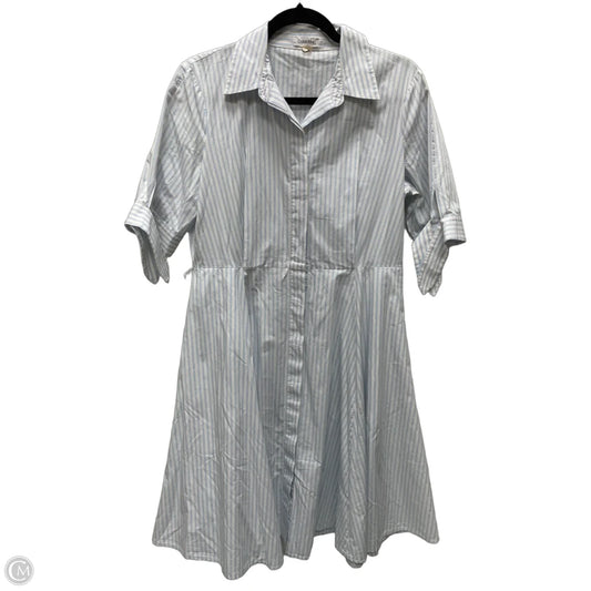 Dress Work By Calvin Klein In Striped Pattern, Size: M