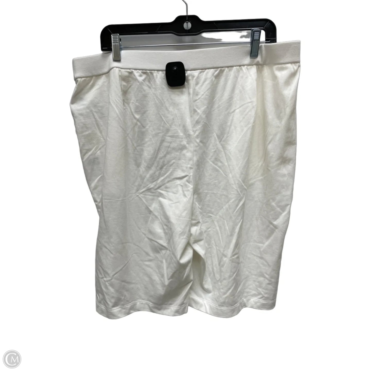 Shorts By Eileen Fisher In Cream, Size: 16