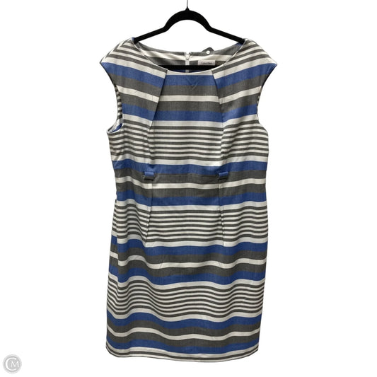 Dress Work By Calvin Klein In Striped Pattern, Size: 1x