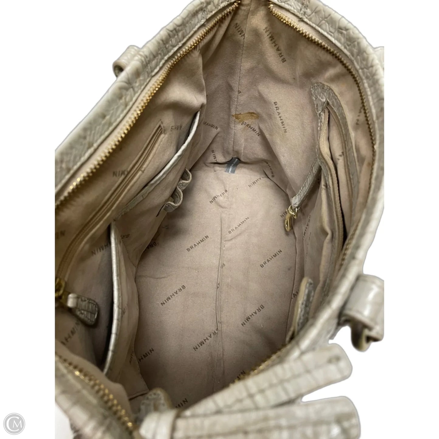 Handbag Designer By Brahmin, Size: Medium