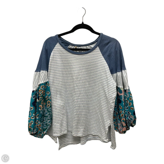 Top Long Sleeve By Clothes Mentor In Multi-colored, Size: M