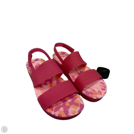 Sandals Flats By Reef In Pink, Size: 8