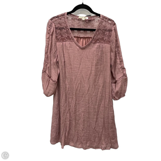 Dress Casual Short By Indigo Rose In Mauve, Size: L