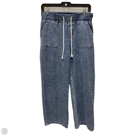 Jeans Wide Leg By Vanilla Star In Blue Denim, Size: 4