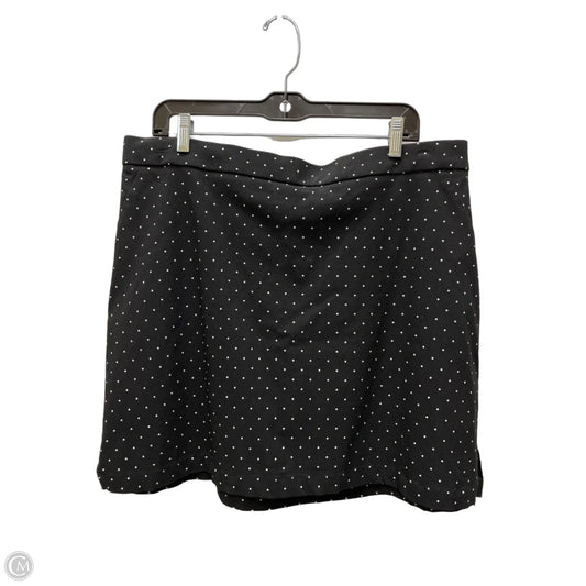 Skort By Rafaella In Polkadot Pattern, Size: 18