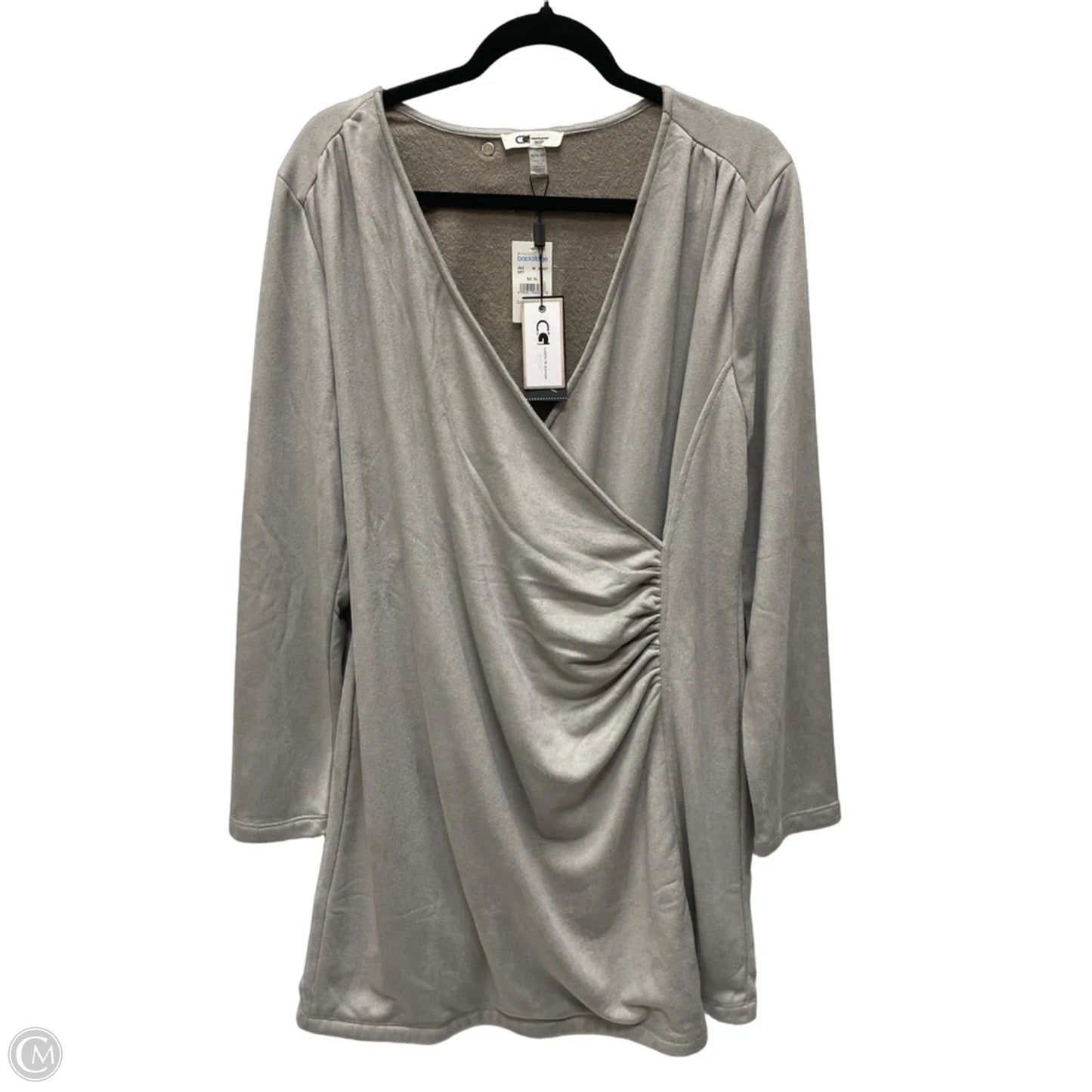 Dress Casual Short By Cable And Gauge In Taupe, Size: Xl
