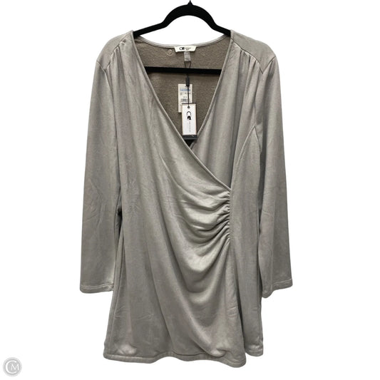 Dress Casual Short By Cable And Gauge In Taupe, Size: Xl