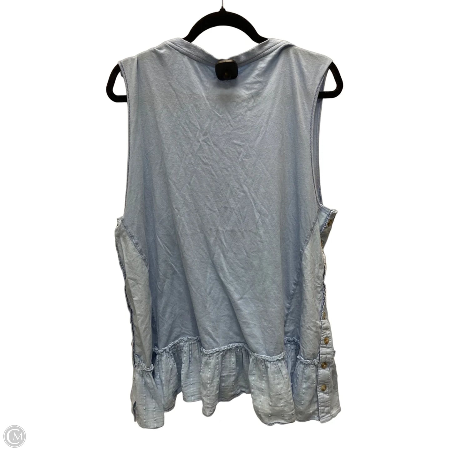 Top Sleeveless By Pilcro In Blue, Size: M