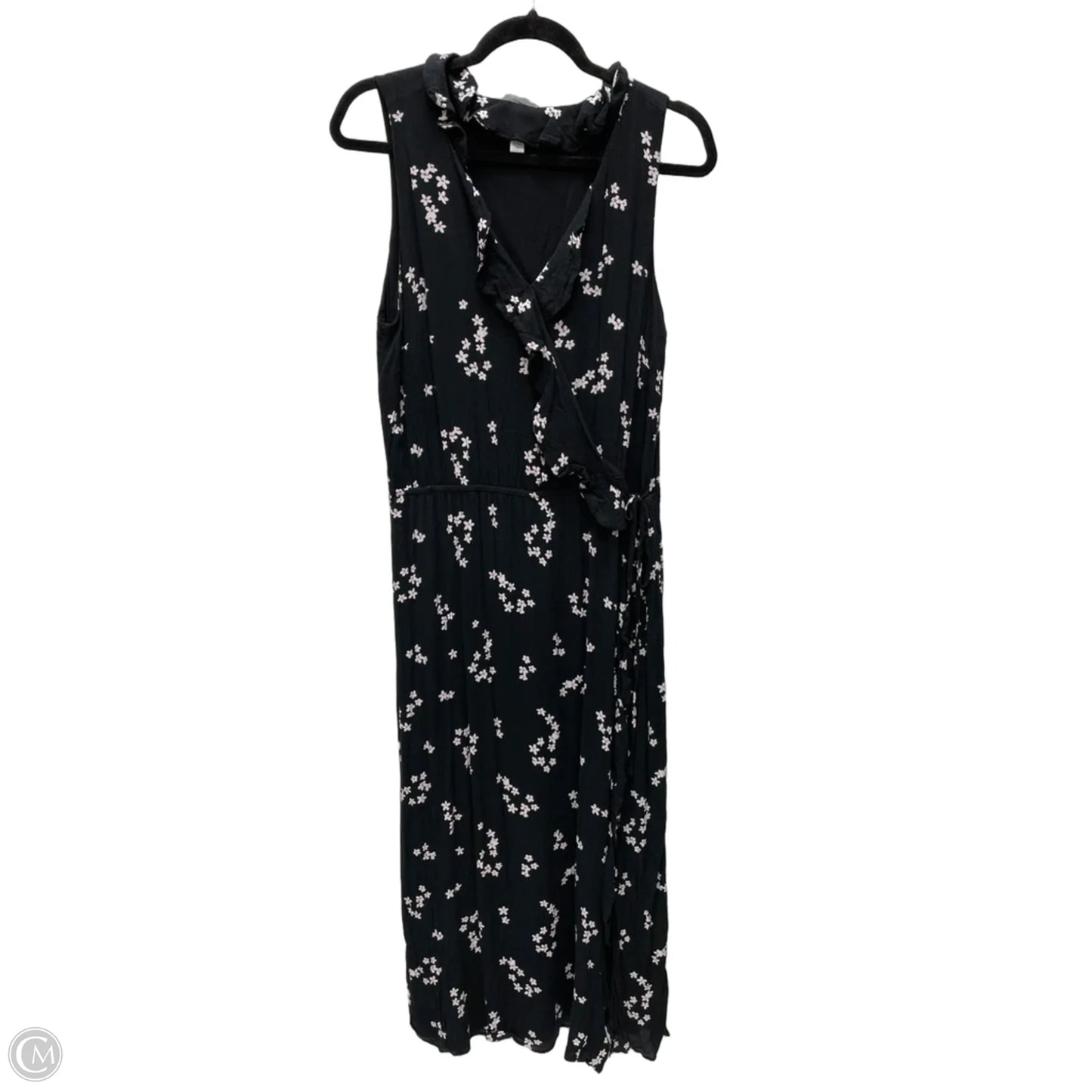 Dress Casual Midi By J. Jill In Floral Print, Size: M