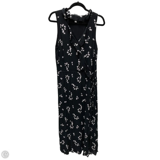 Dress Casual Midi By J. Jill In Floral Print, Size: M