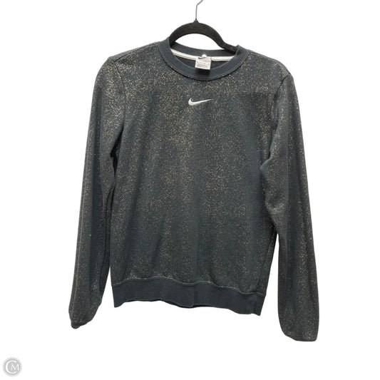 Sweatshirt Crewneck By Nike Apparel In Black & Gold, Size: Xs