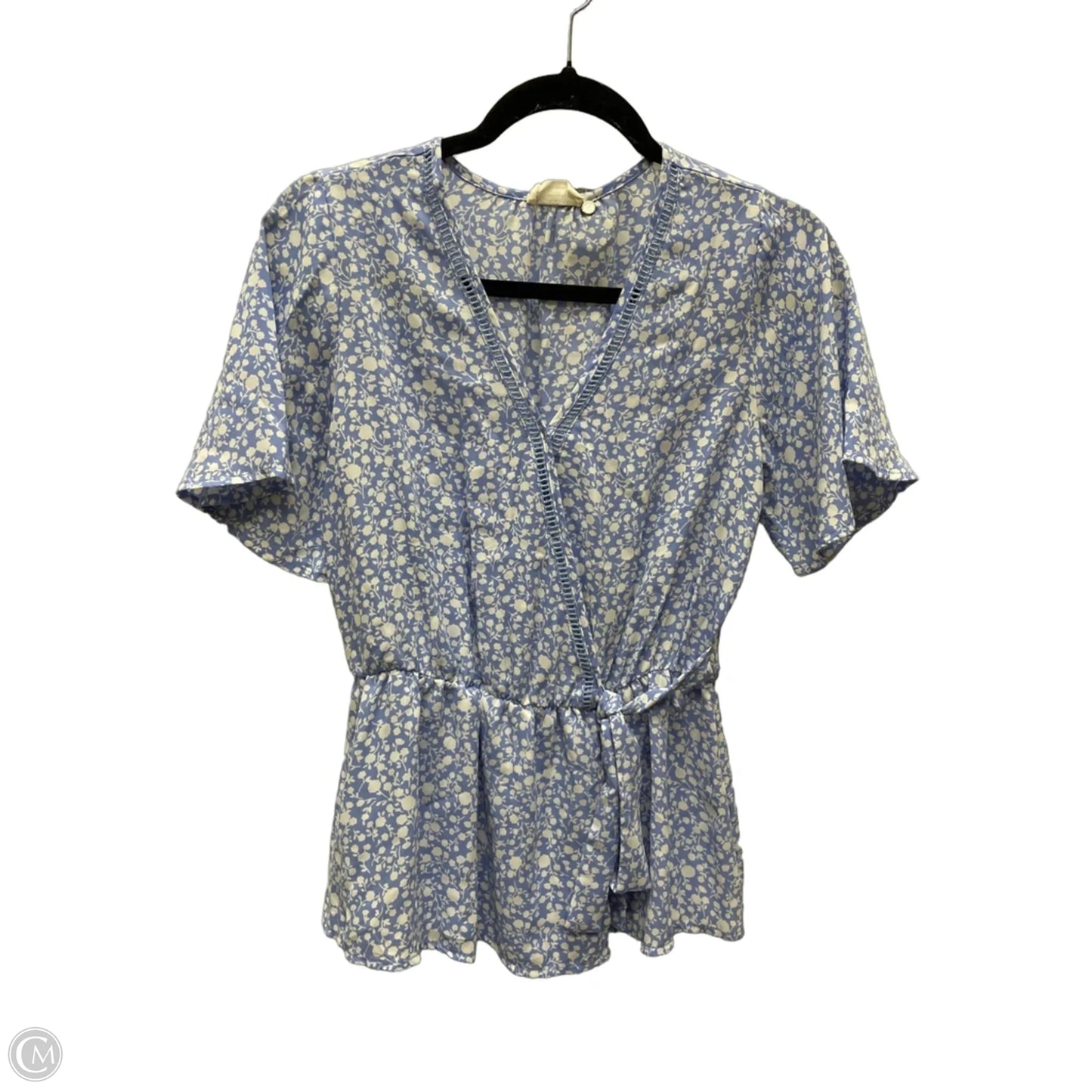 Blouse Short Sleeve By Sienna Sky In Floral Print, Size: S