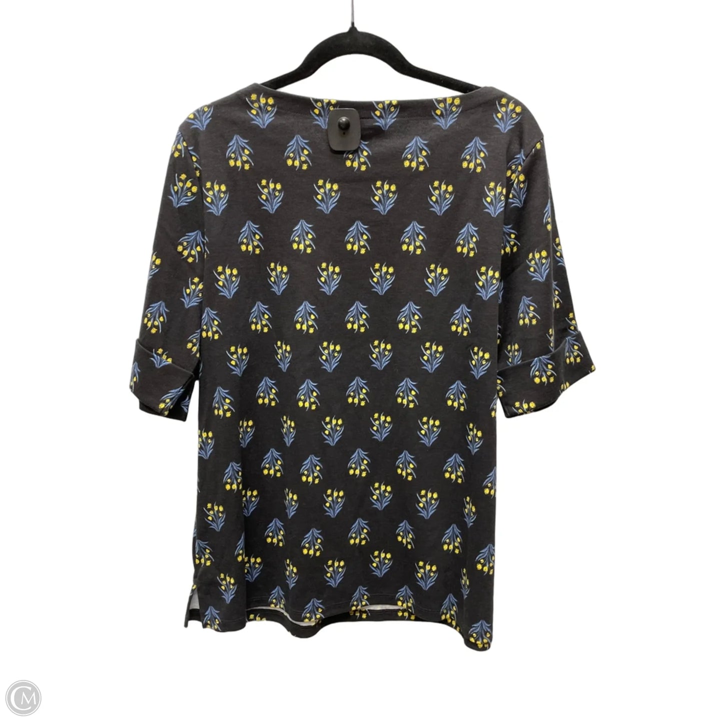Top Short Sleeve By Style And Company In Floral Print, Size: Xl