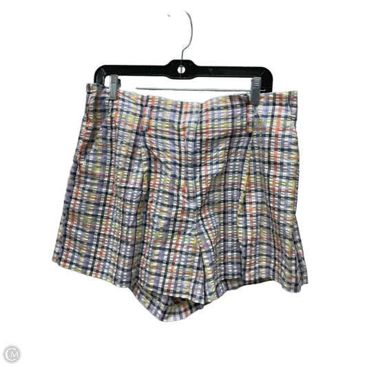 Shorts By Loft In Checkered Pattern, Size: 12