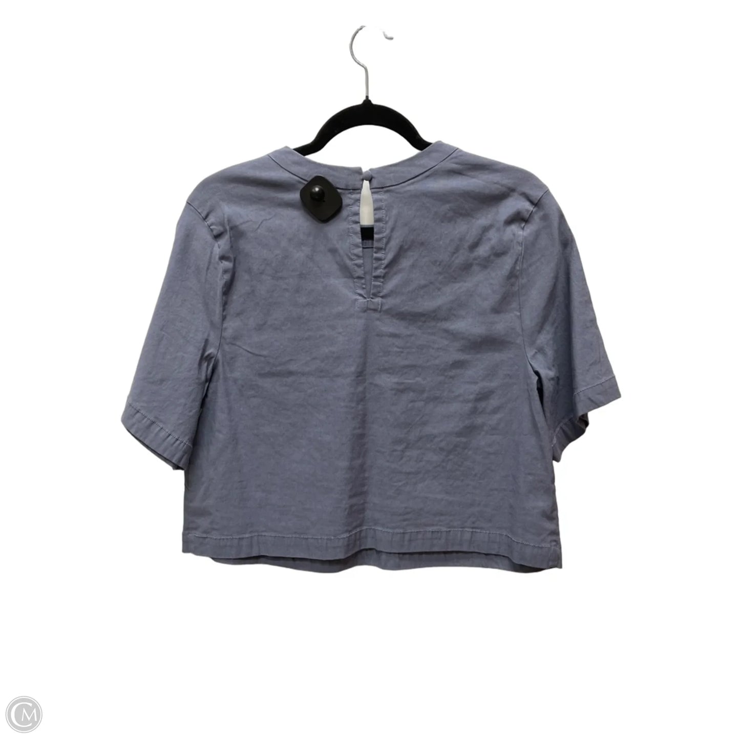 Top Short Sleeve By Maeve In Grey, Size: M