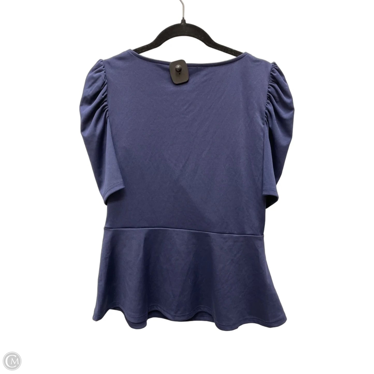 Top Short Sleeve By Grace Karin In Blue, Size: L