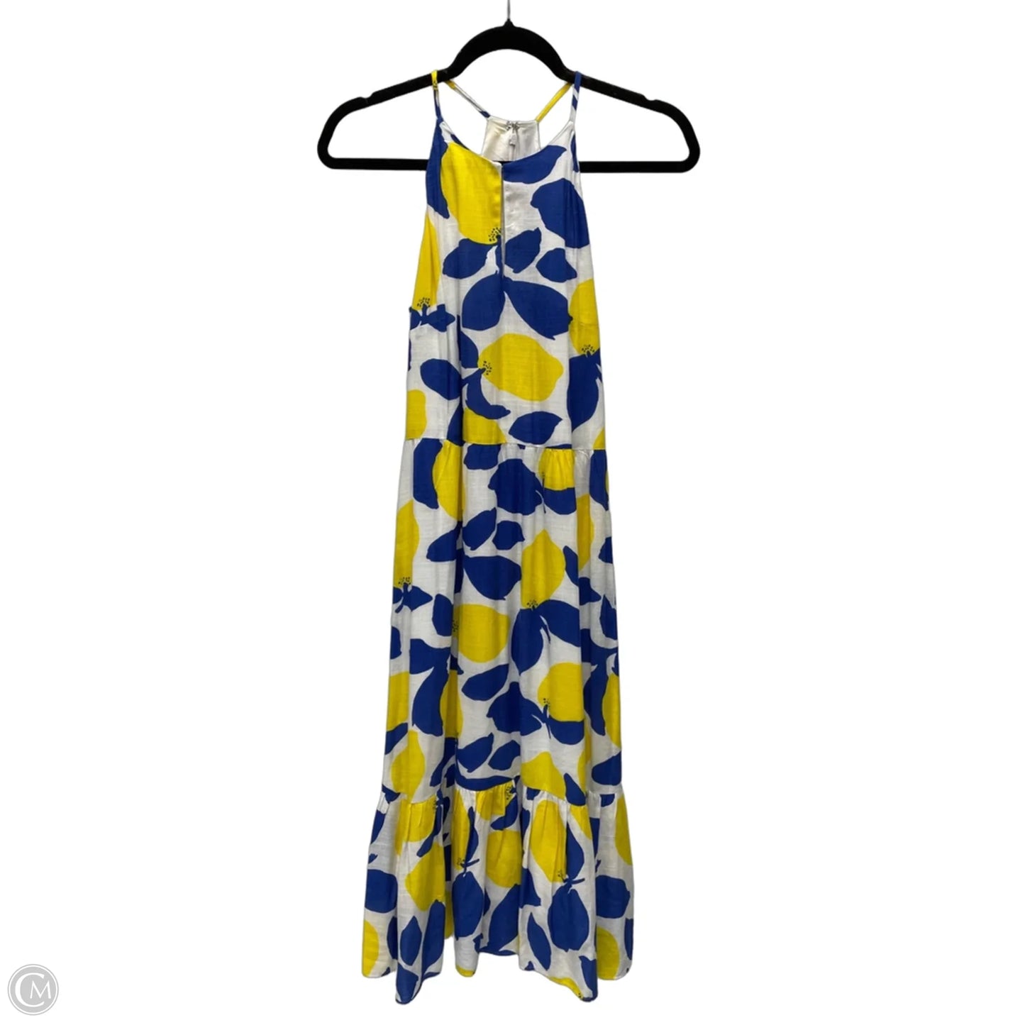 Dress Casual Short By Loft In Blue & Yellow, Size: Xs