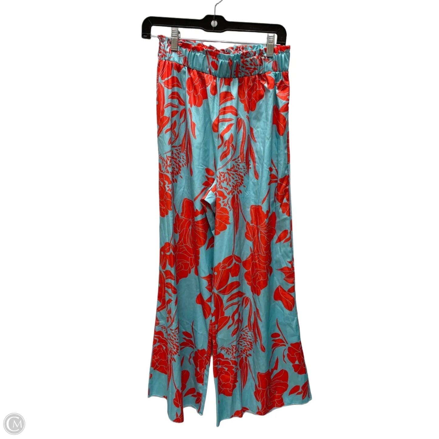 Pants Wide Leg By Shein In Floral Print, Size: 16