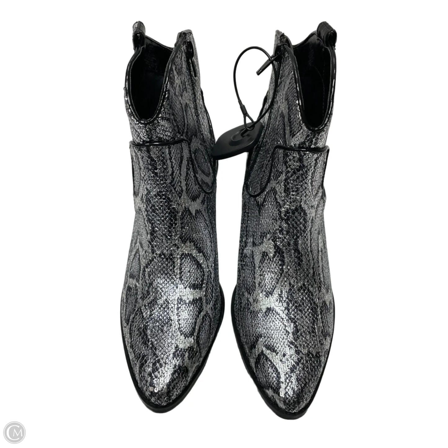 Boots Western By Betsey Johnson In Snakeskin Print, Size: 8