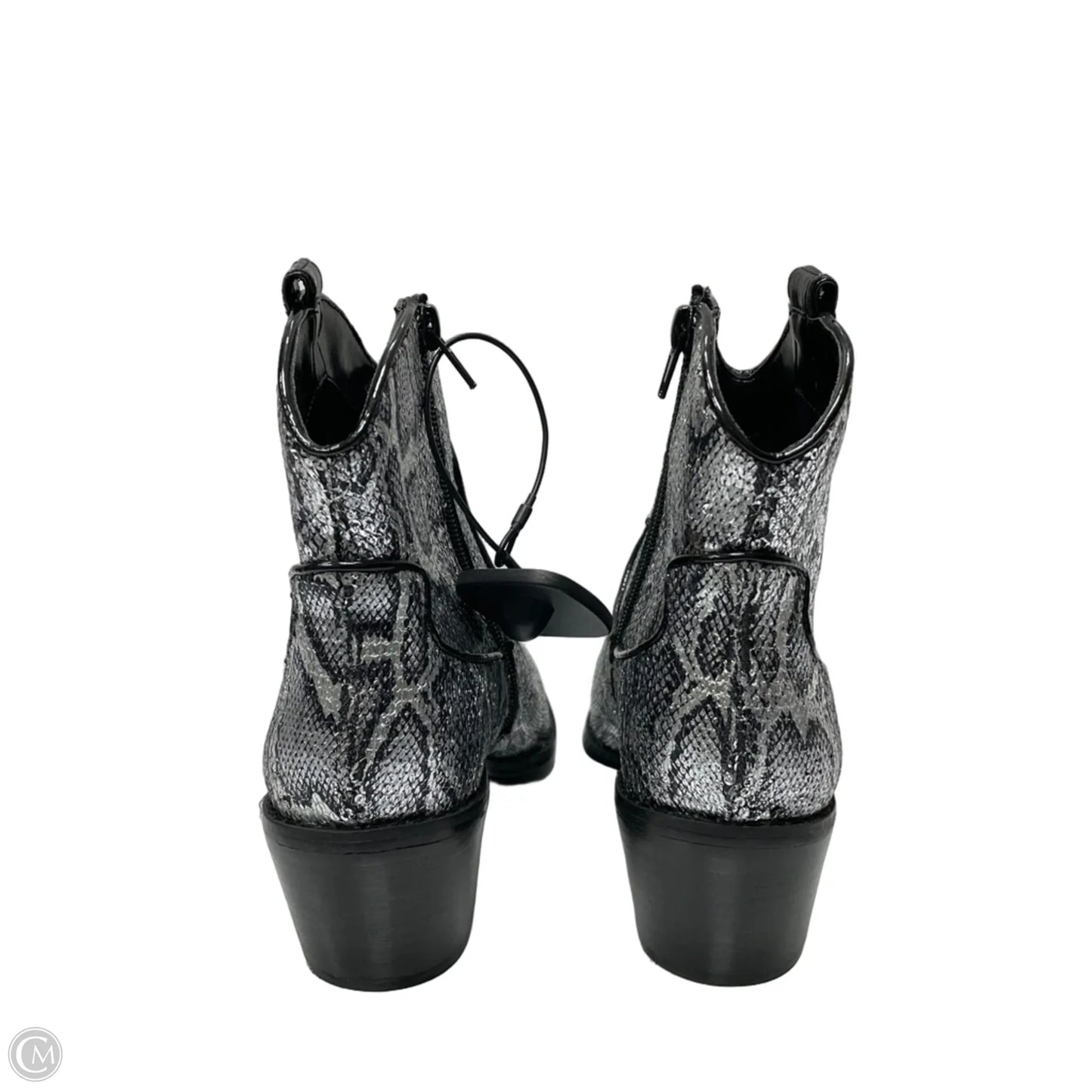 Boots Western By Betsey Johnson In Snakeskin Print, Size: 8