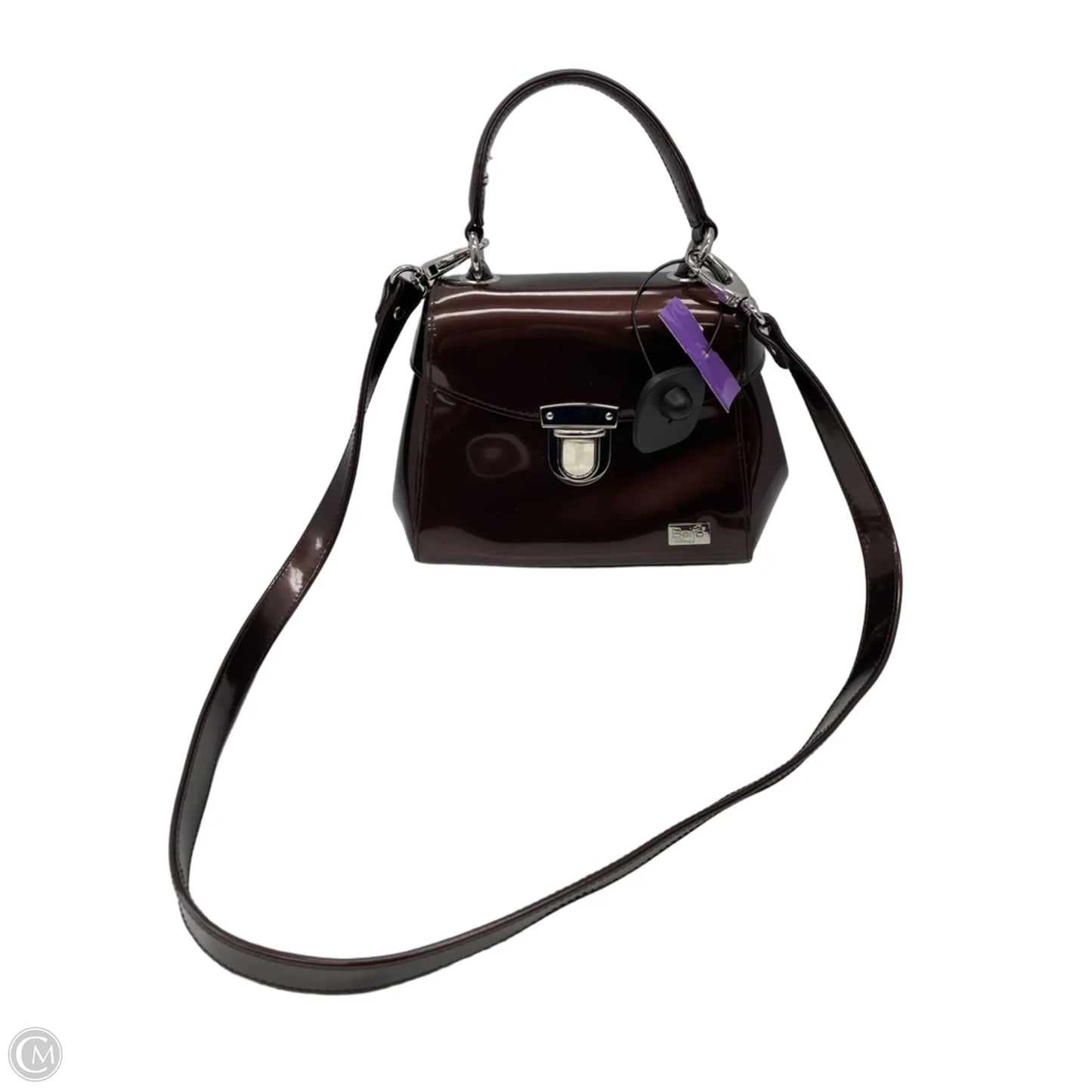 Handbag Leather By Beijo, Size: Medium