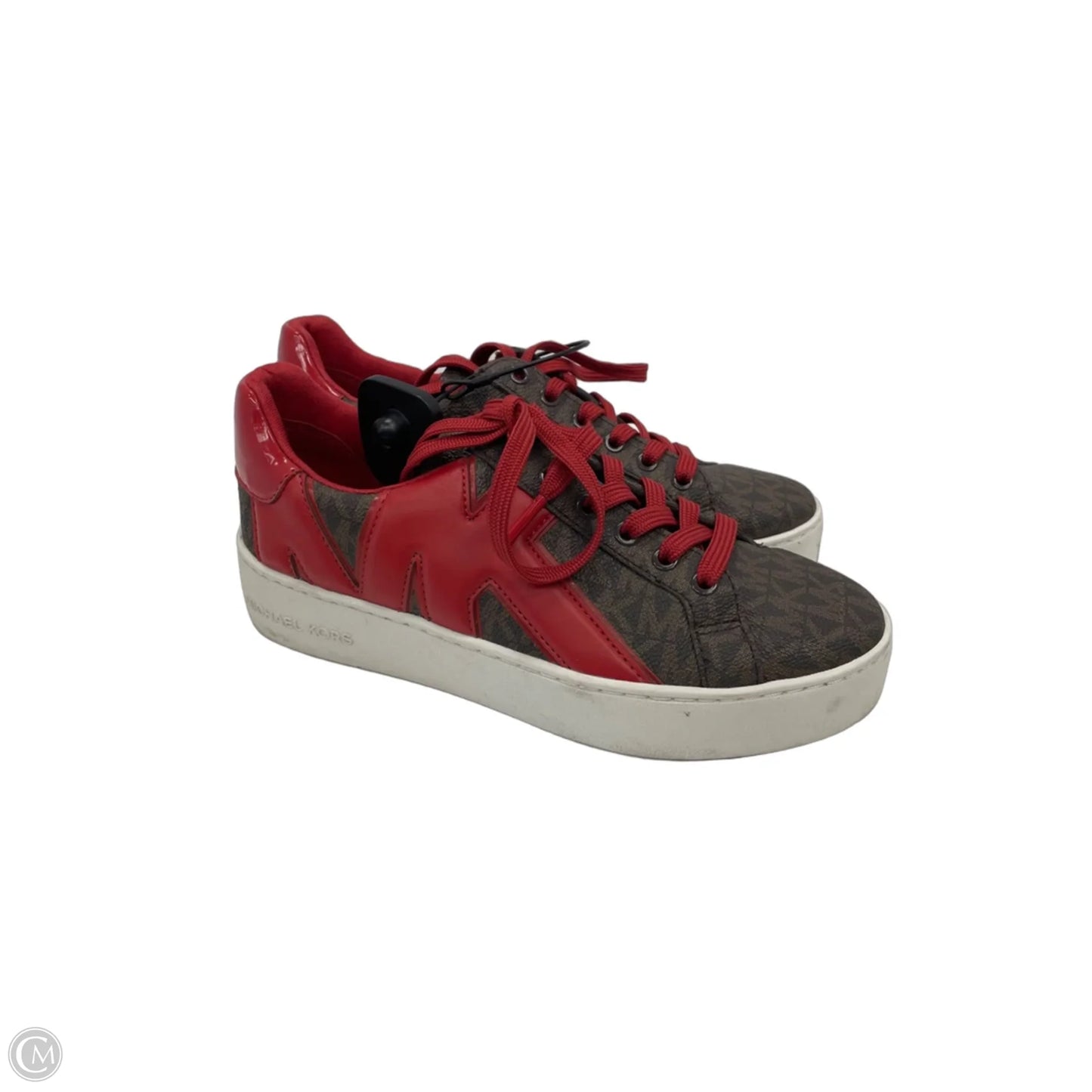 Shoes Designer By Michael Kors In Brown & Red, Size: 6