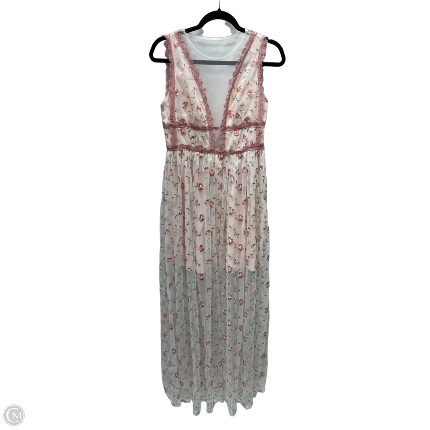 Dress Party Long By Clothes Mentor In Floral Print, Size: M