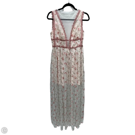 Dress Party Long By Clothes Mentor In Floral Print, Size: M