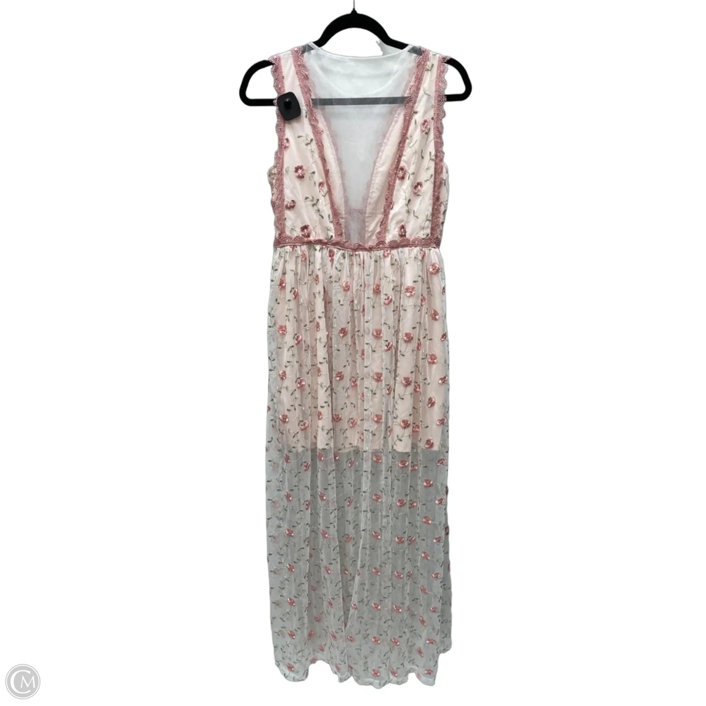 Dress Party Long By Clothes Mentor In Floral Print, Size: M