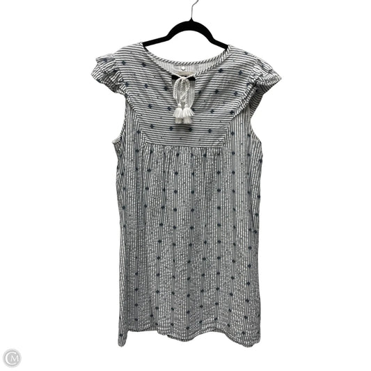 Dress Casual Short By Loft In Striped Pattern, Size: L