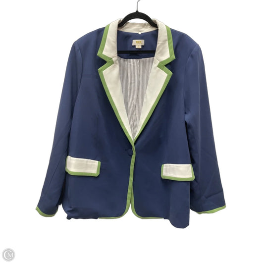 Blazer By Maeve In Navy, Size: 3x