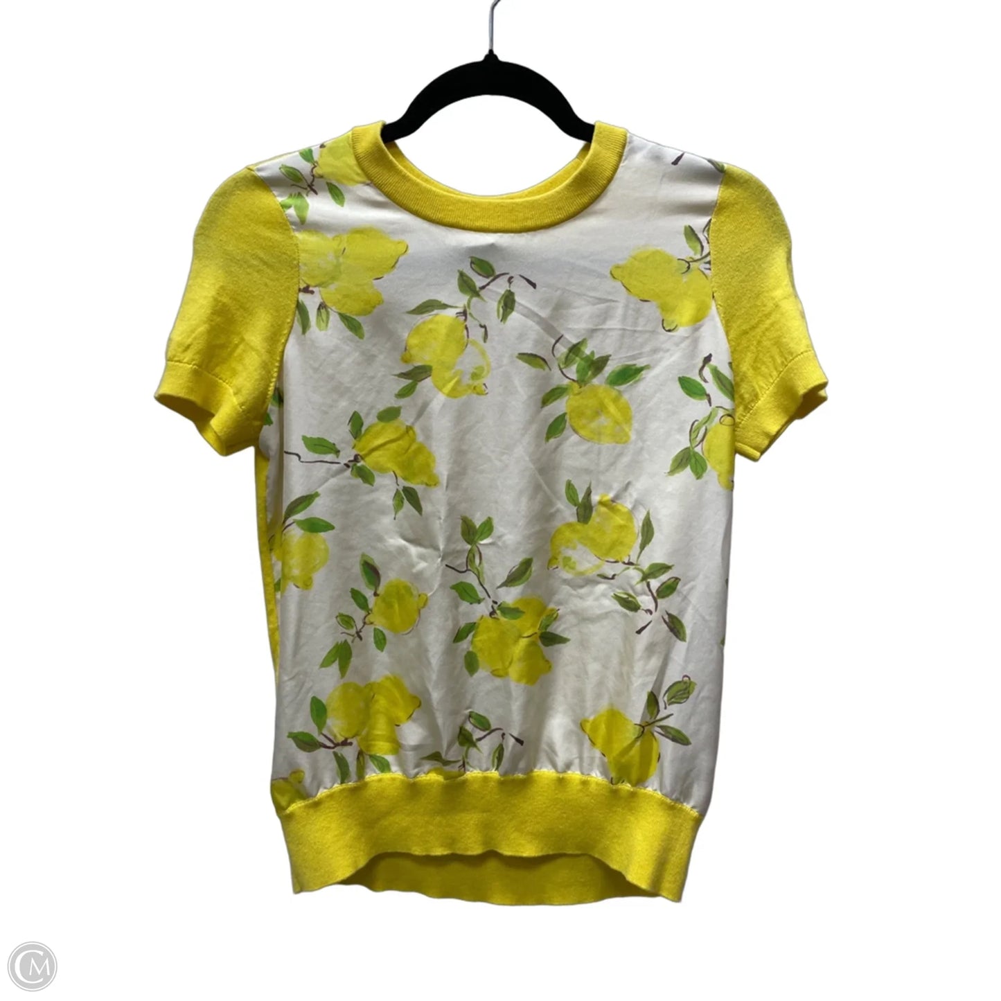 Blouse Designer By Kate Spade In Yellow, Size: S