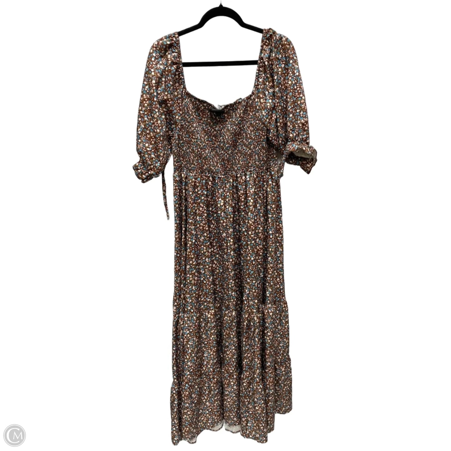 Dress Casual Maxi By Shein In Floral Print, Size: 1x