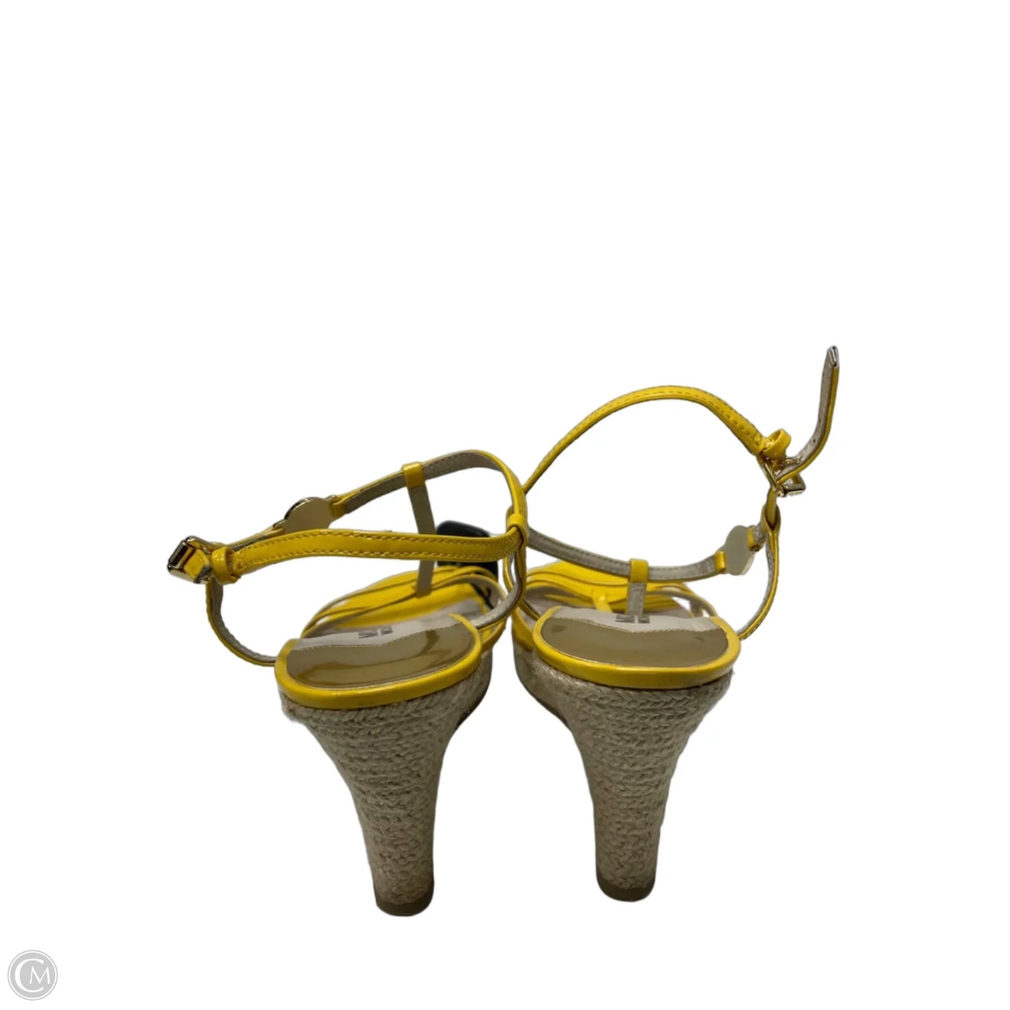 Sandals Designer By Michael Kors In Yellow, Size: 9.5
