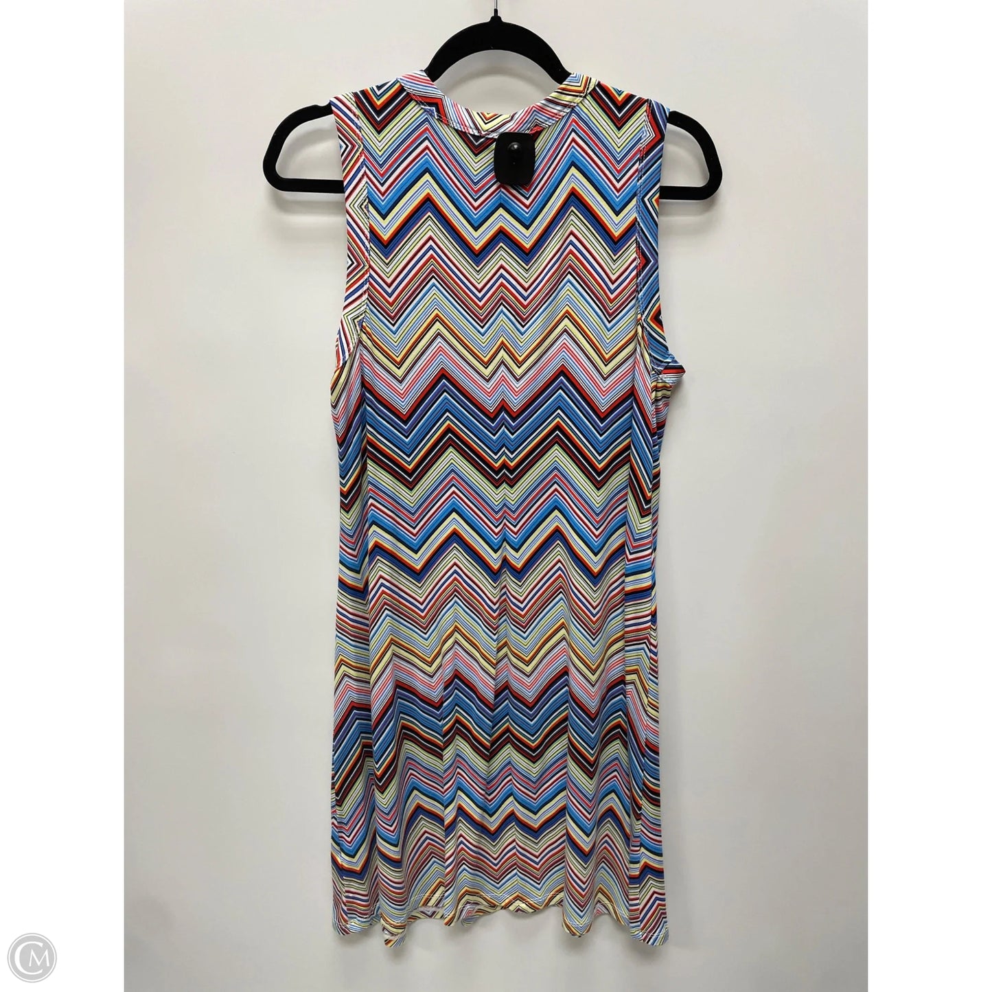 Dress Casual Short By Premise In Geometric Pattern, Size: M