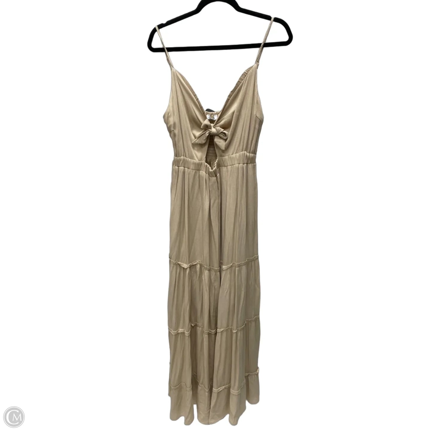 Dress Casual Maxi By Justify In Tan, Size: L