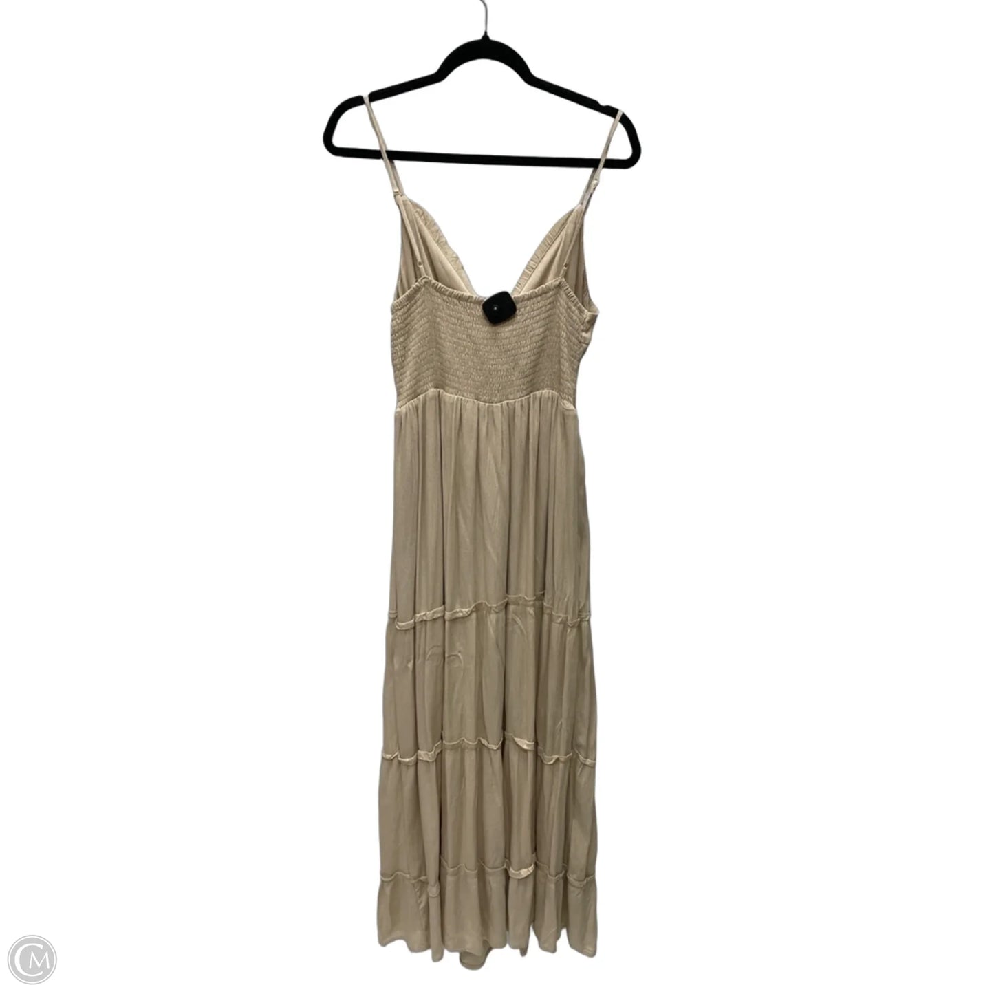 Dress Casual Maxi By Justify In Tan, Size: L
