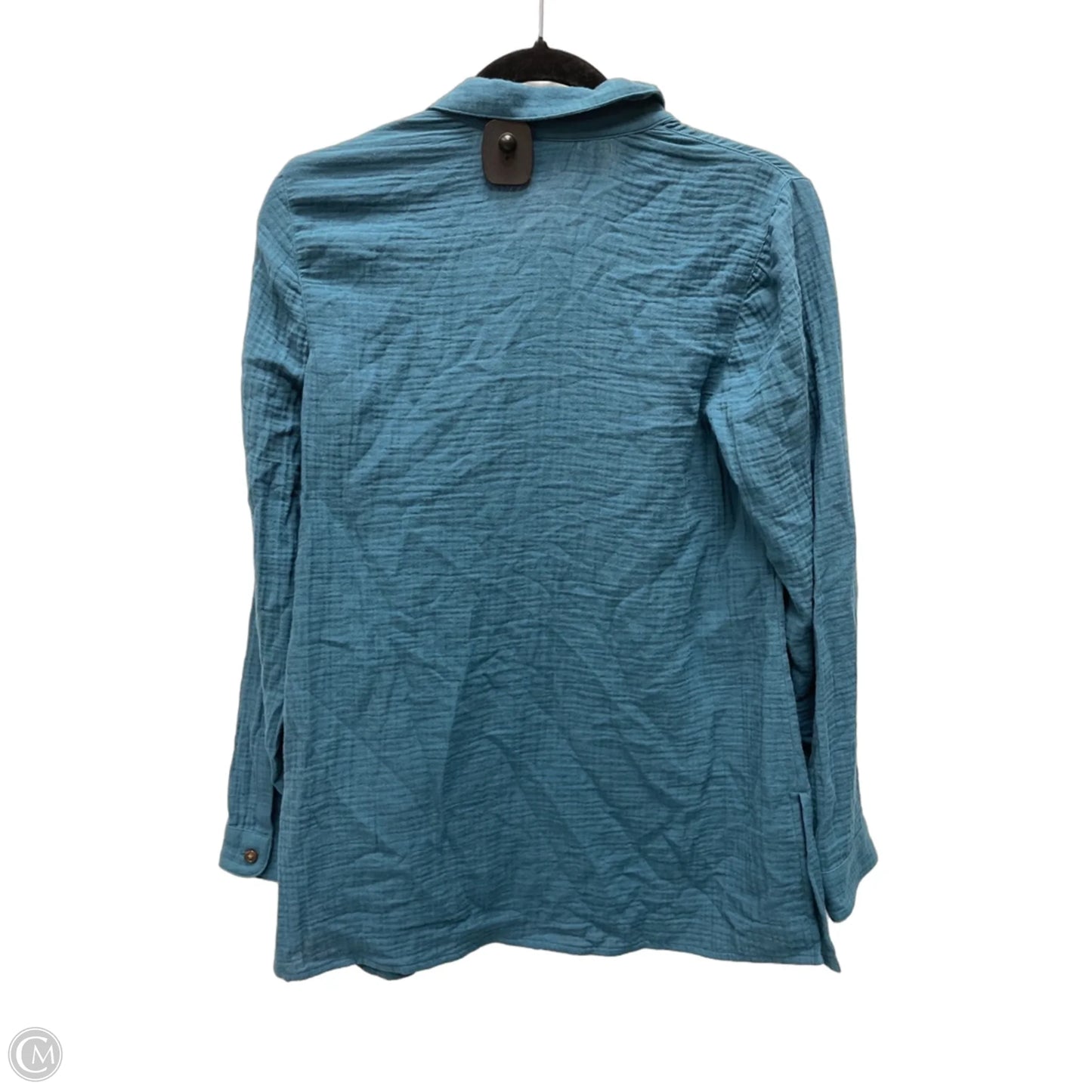Top Long Sleeve By J. Jill In Teal, Size: Xs