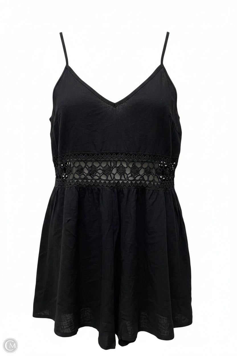 Romper By Shein In Black, Size: M