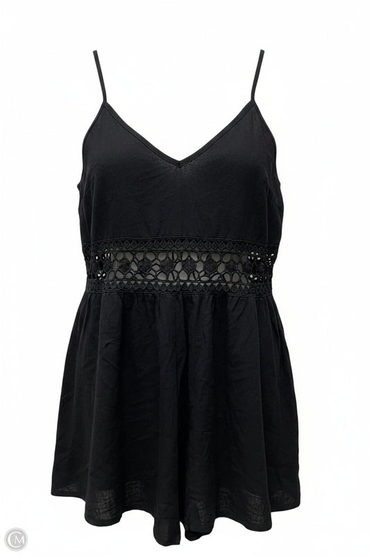 Romper By Shein In Black, Size: M