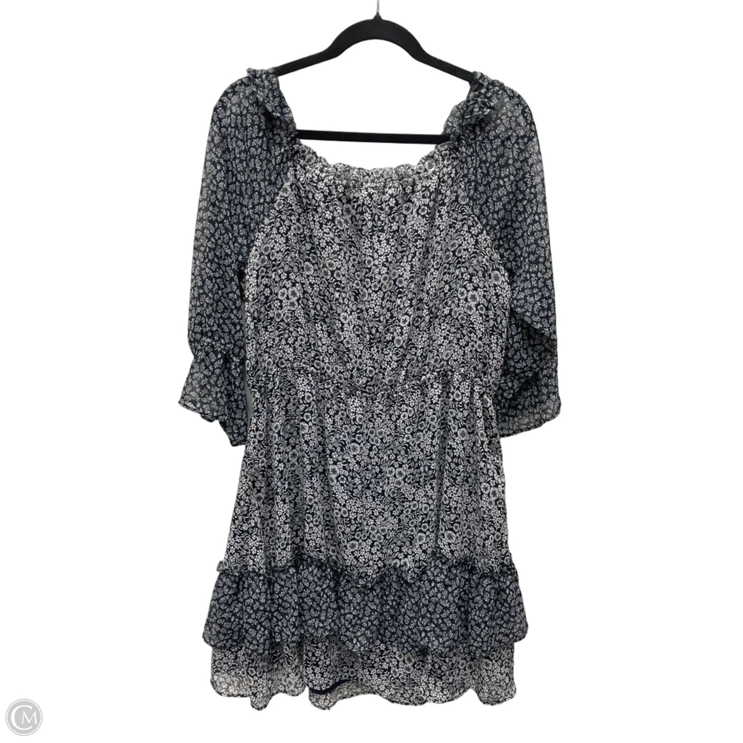 Dress Casual Short By Loft In Floral Print, Size: Xl