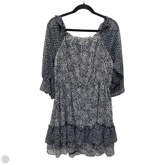 Dress Casual Short By Loft In Floral Print, Size: Xl