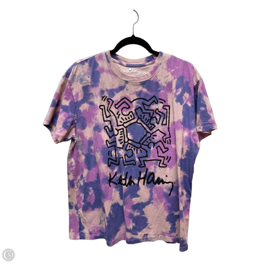 Top Short Sleeve By Cmc In Tie Dye Print, Size: S